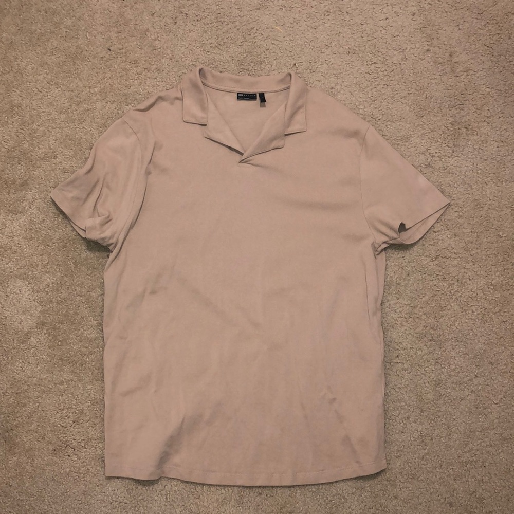 ASOS Tan Viscose Shirt